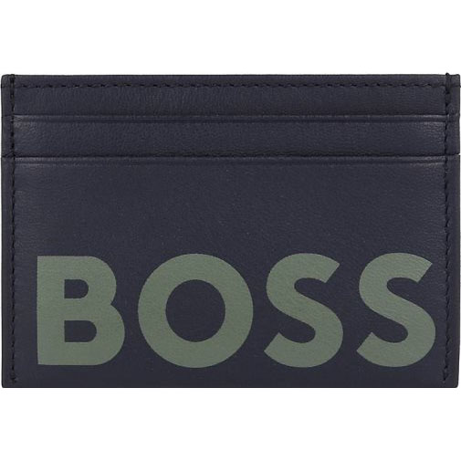 BOSS Big BL Kreditkartenetui RFID Schutz Leder 10 cm