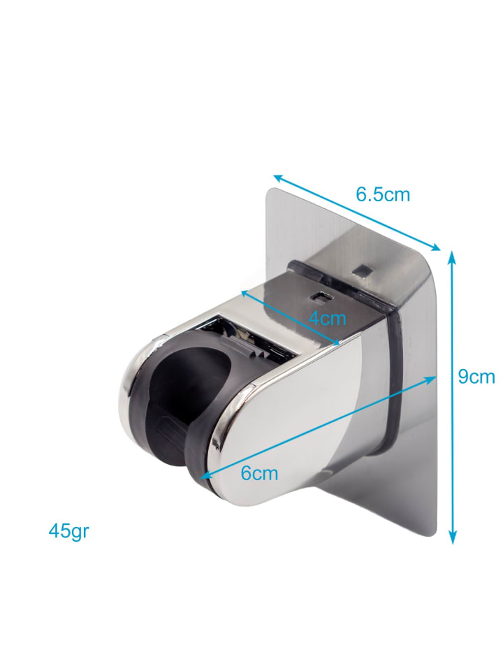 Intirilife Handbrause Halter ohne Bohren in Silber günstig kaufen onesize
