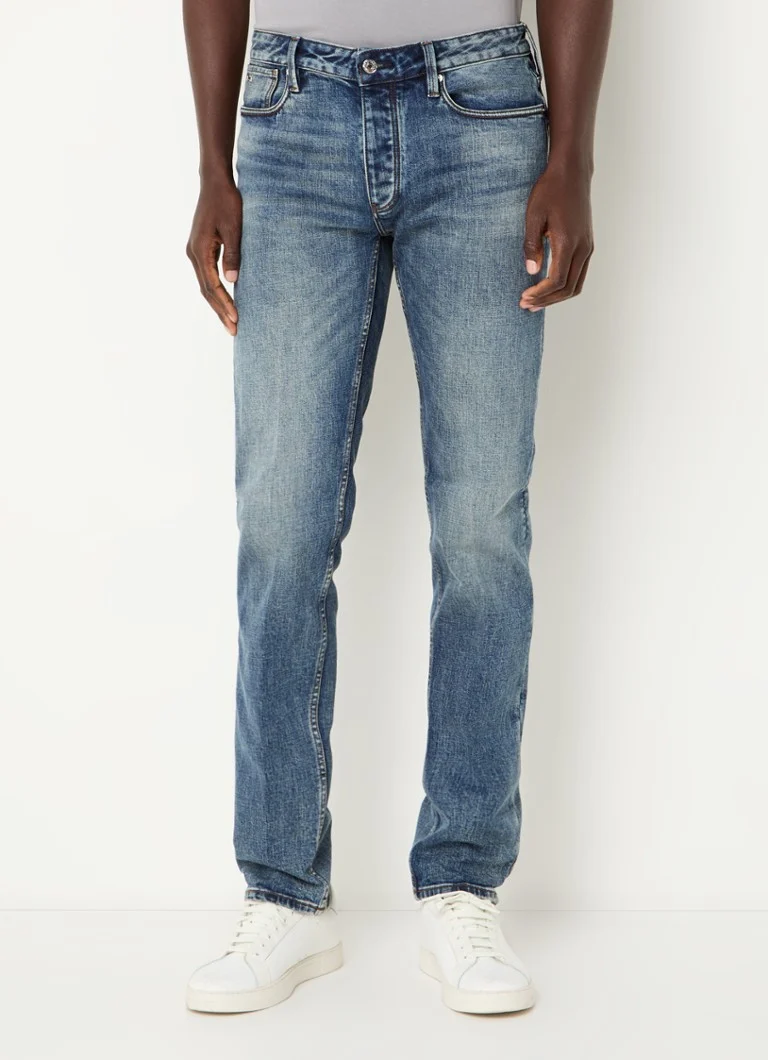 Emporio Armani Slim fit farmer érett kidolgozással