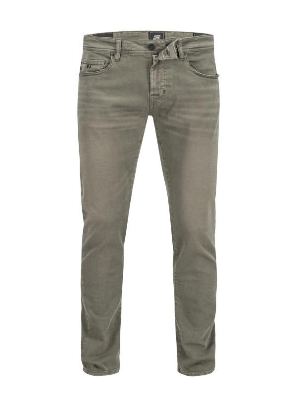 tramarossa, Jeans 1980, Baumwoll-Stretch, grün