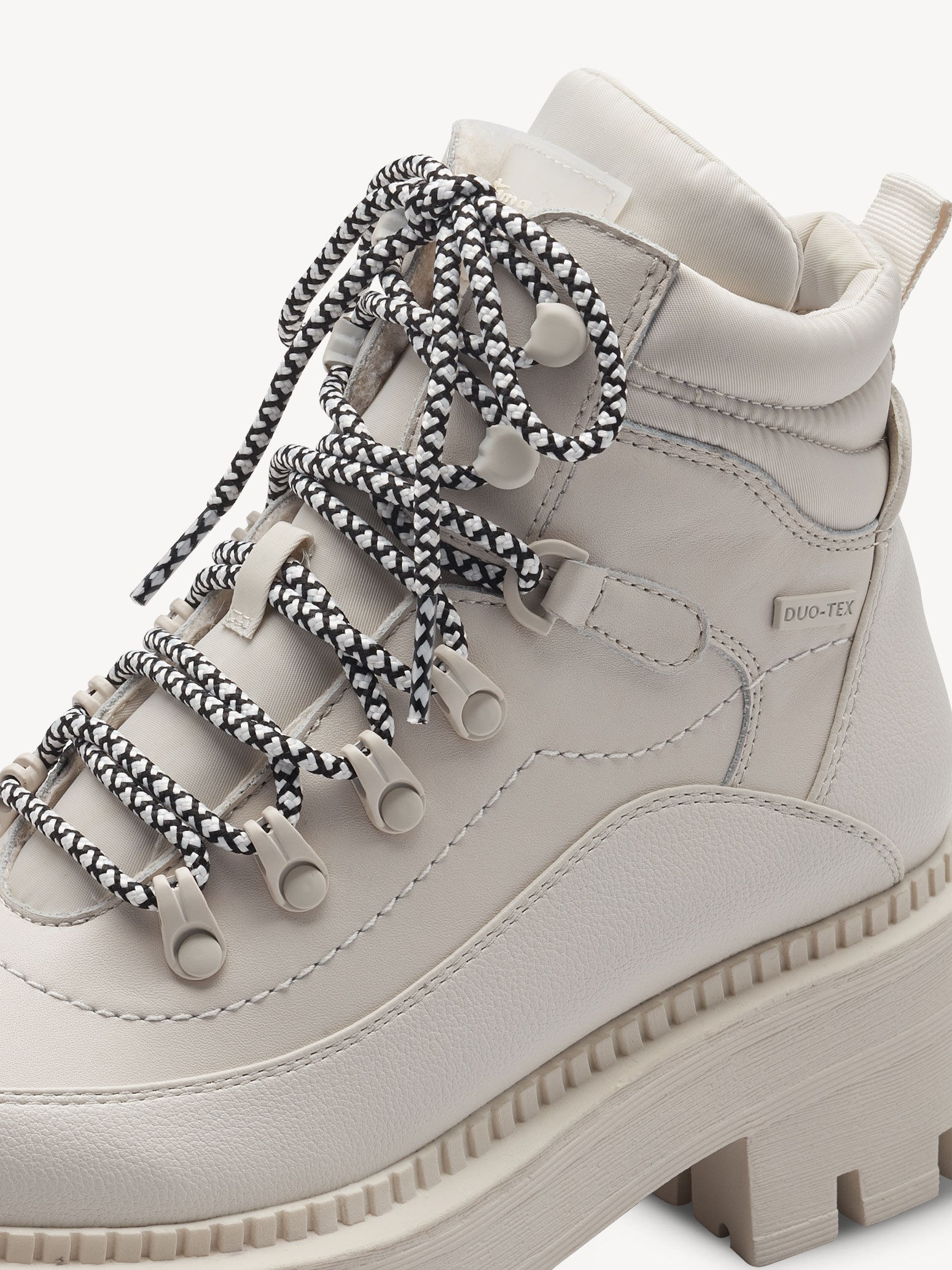 Bottine en cuir - blanc doublure chaude