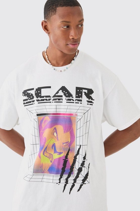 Oversize T-Shirt mit lizenziertem Disney Scar Print