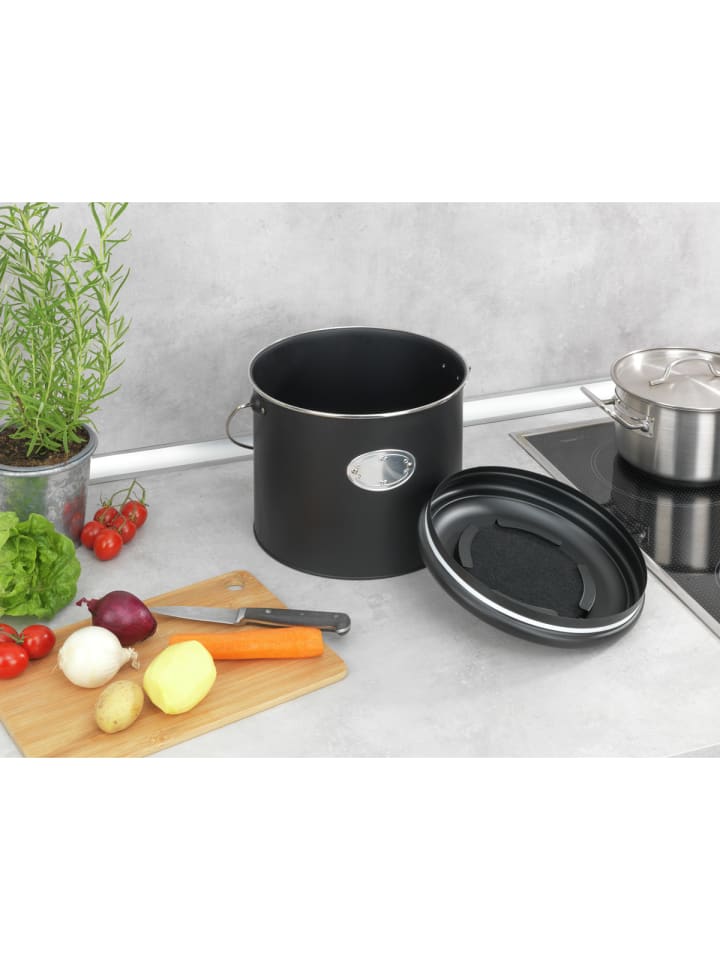 Wenko Komposteimer Mod. Nero 6 L, Komposteimer Nero 6 L in Schwarz günstig kaufen onesize