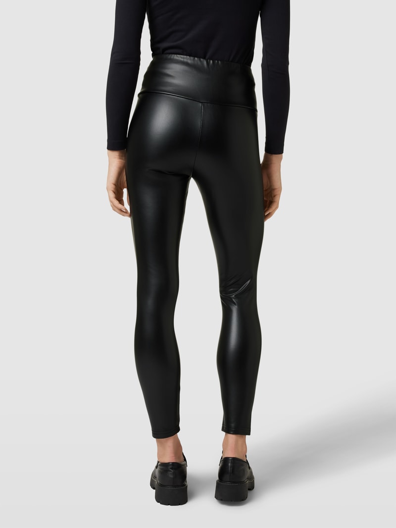 Leggings in Leder-Optik Modell 'Elyssa' in schwarz