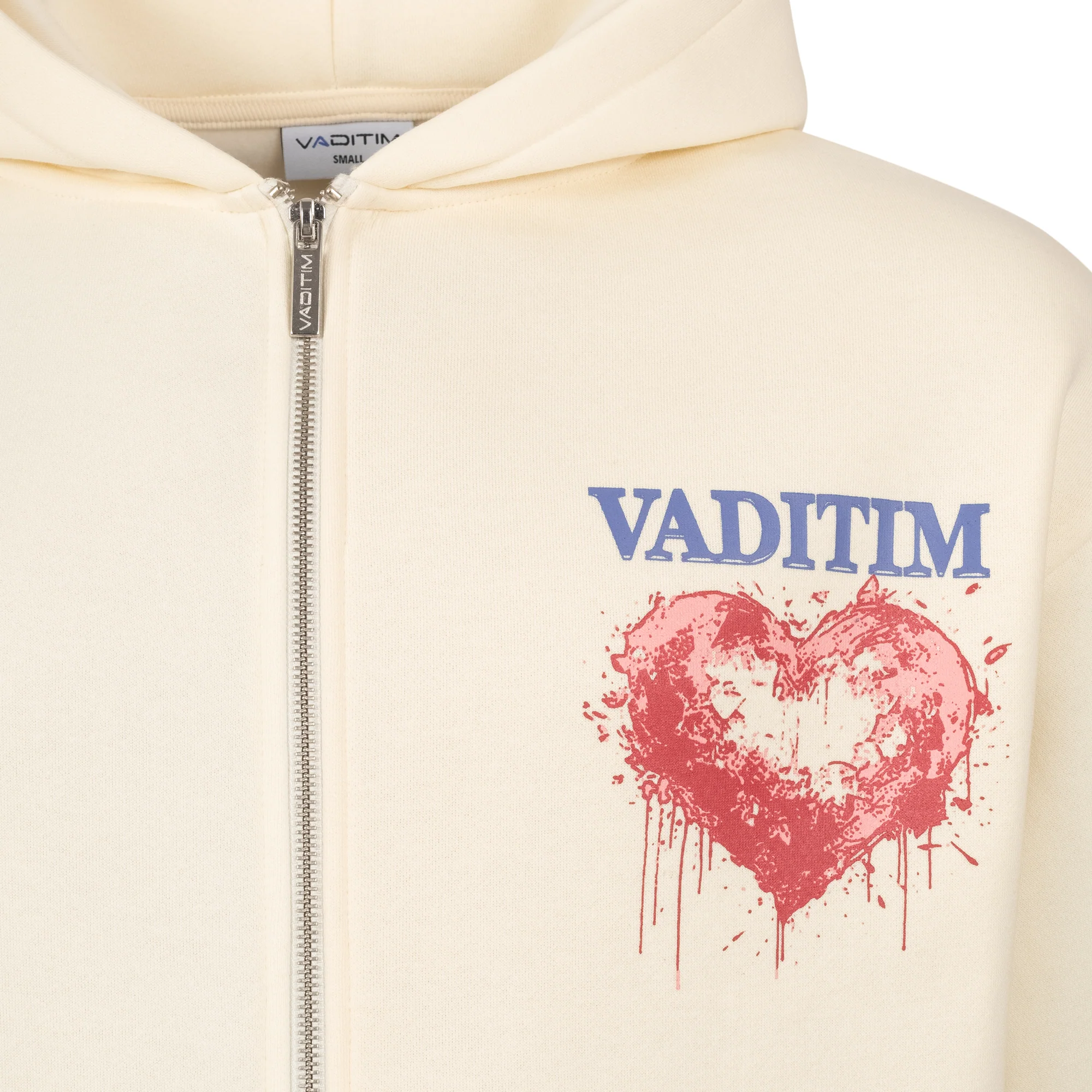 Love Hurts Cream Zipper