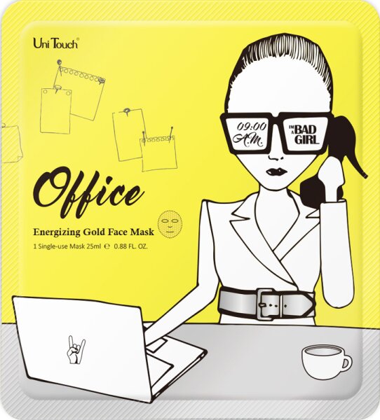 UniTouch Bad Girl Energizing Gold Face Mask Office Gesichtsmaske
