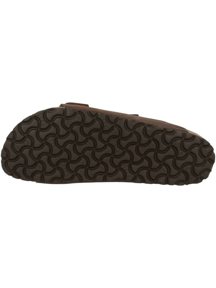 Birkenstock Sandale Arizona Fettleder schmal in braun günstig kaufen