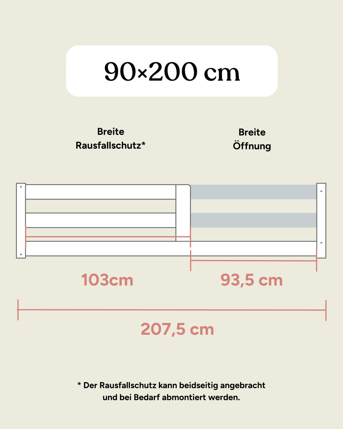 Bodenbett Kiefer K3 Weiß