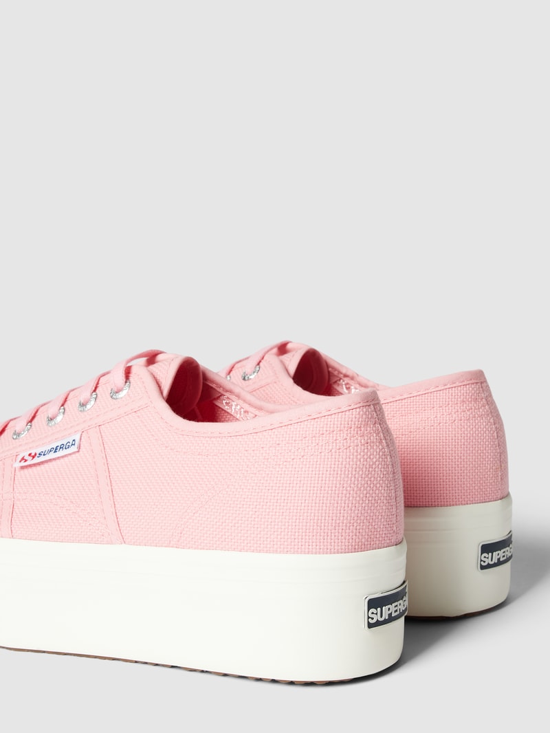 Sneaker mit Schnürverschluss Modell 'LINEA' in pink