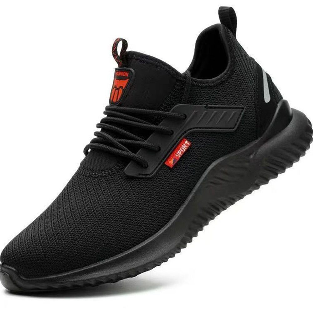 TOPMELON Schutzschuhe Sneaker Stahlkappe Leicht Atmungsaktiv Arbeitsschuh