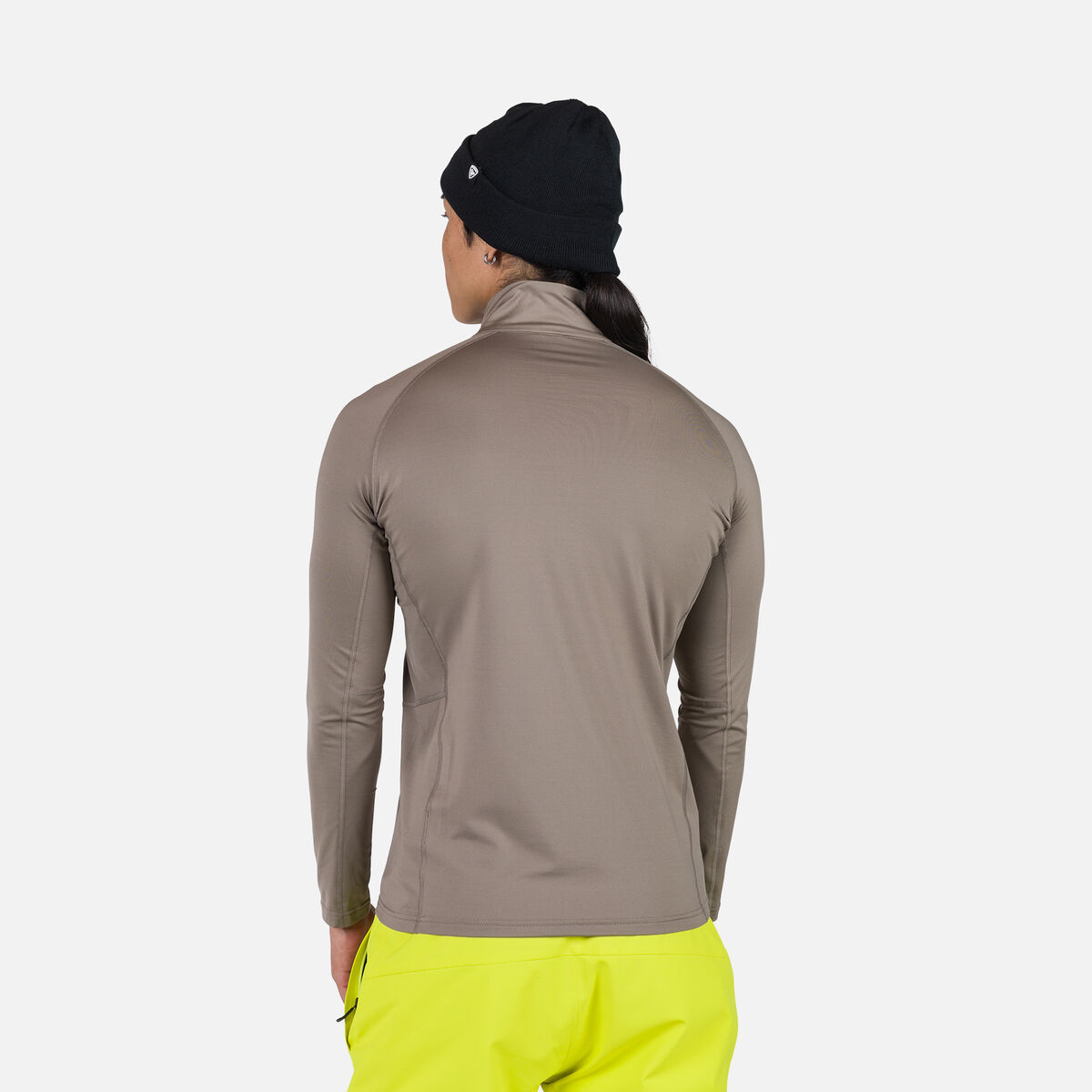 Herren-Baselayer-Oberteil mit halbem Reißverschluss