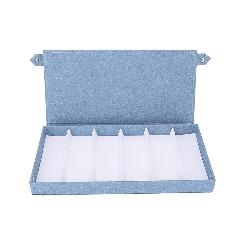 Tian Dee Brillenetui 6 Slots Mehrere Brillen Aufbewahrungsbox, Sonnenbrillen Organizer