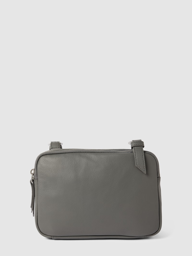 Crossbody Bag mit Label-Detail in dunkelgrau