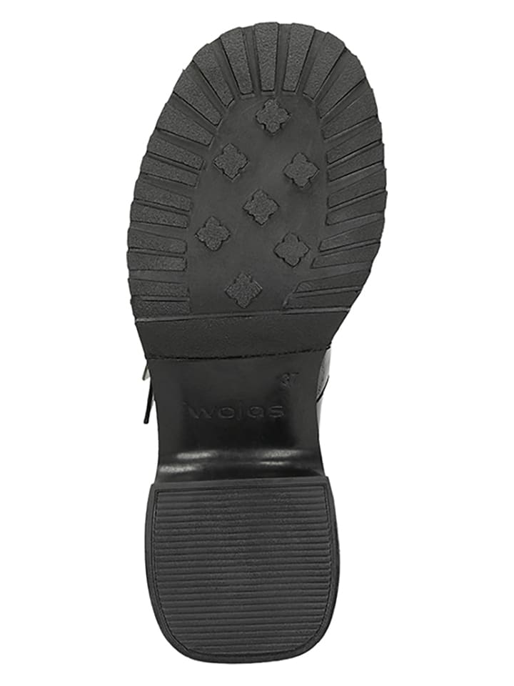 Wojas Leder-Pumps in Schwarz günstig kaufen