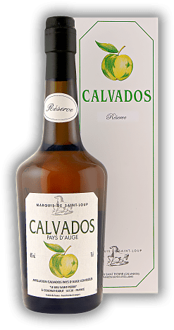 Marquis de Saint-Loup, Pays d'Auge Calvados  Reserve Marquis de Saint-Loup, Pays d'Auge Calvados  Reserve  0,7	 Liter - Vol 40%