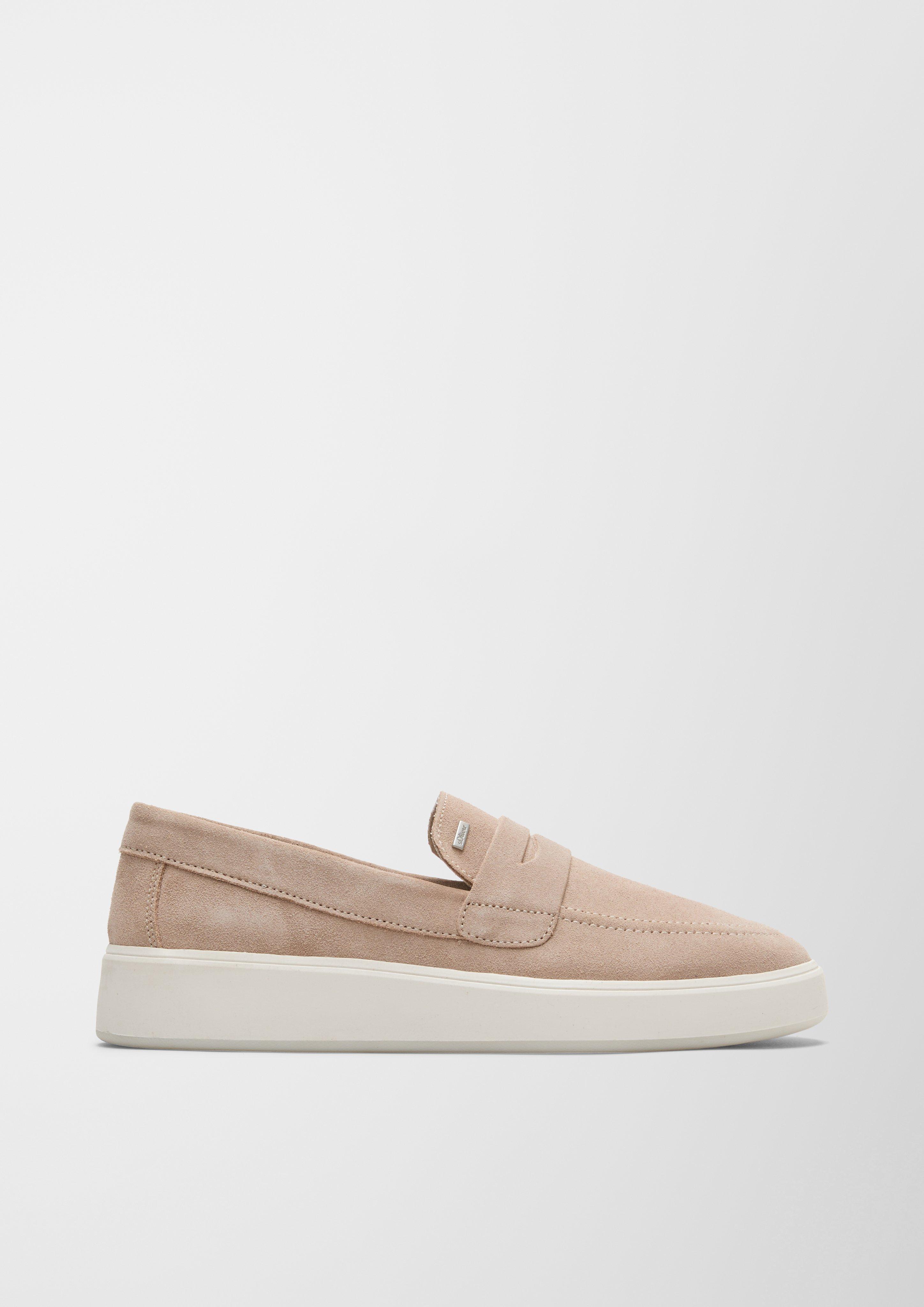 Velours-Slipper mit Zier-Element  6007702-355
