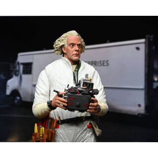 Zurück in die Zukunft Actionfigur Ultimate Doc Brown (1985) 18 cm