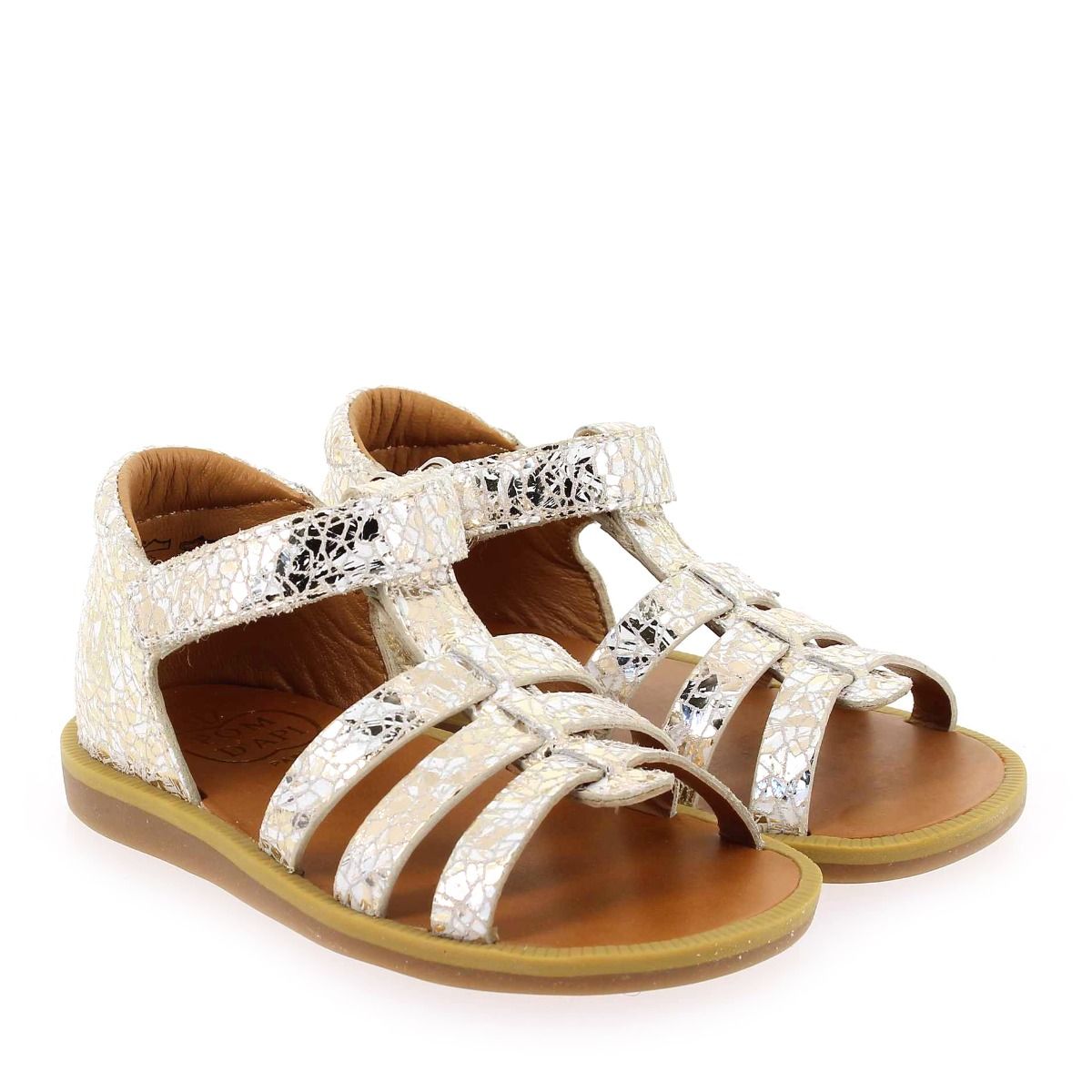 Pom d'api  POPPY STRAP - Platine blanc