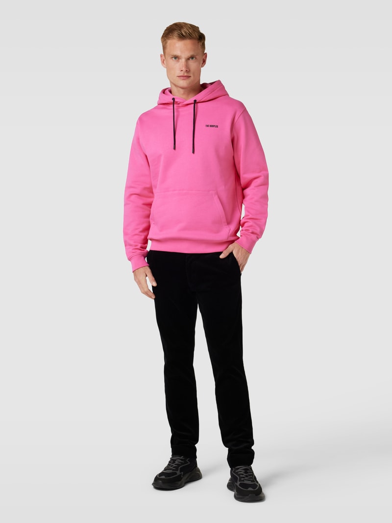 Hoodie mit Känguru-Tasche in pink