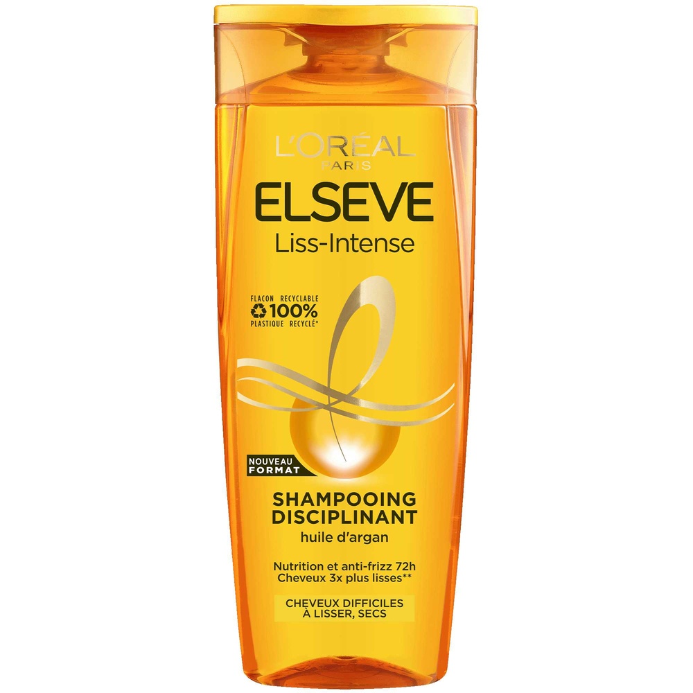 L'Oréal Paris Elseve Liss-Intense Shampooing 350ml Shampoing cheveux secs