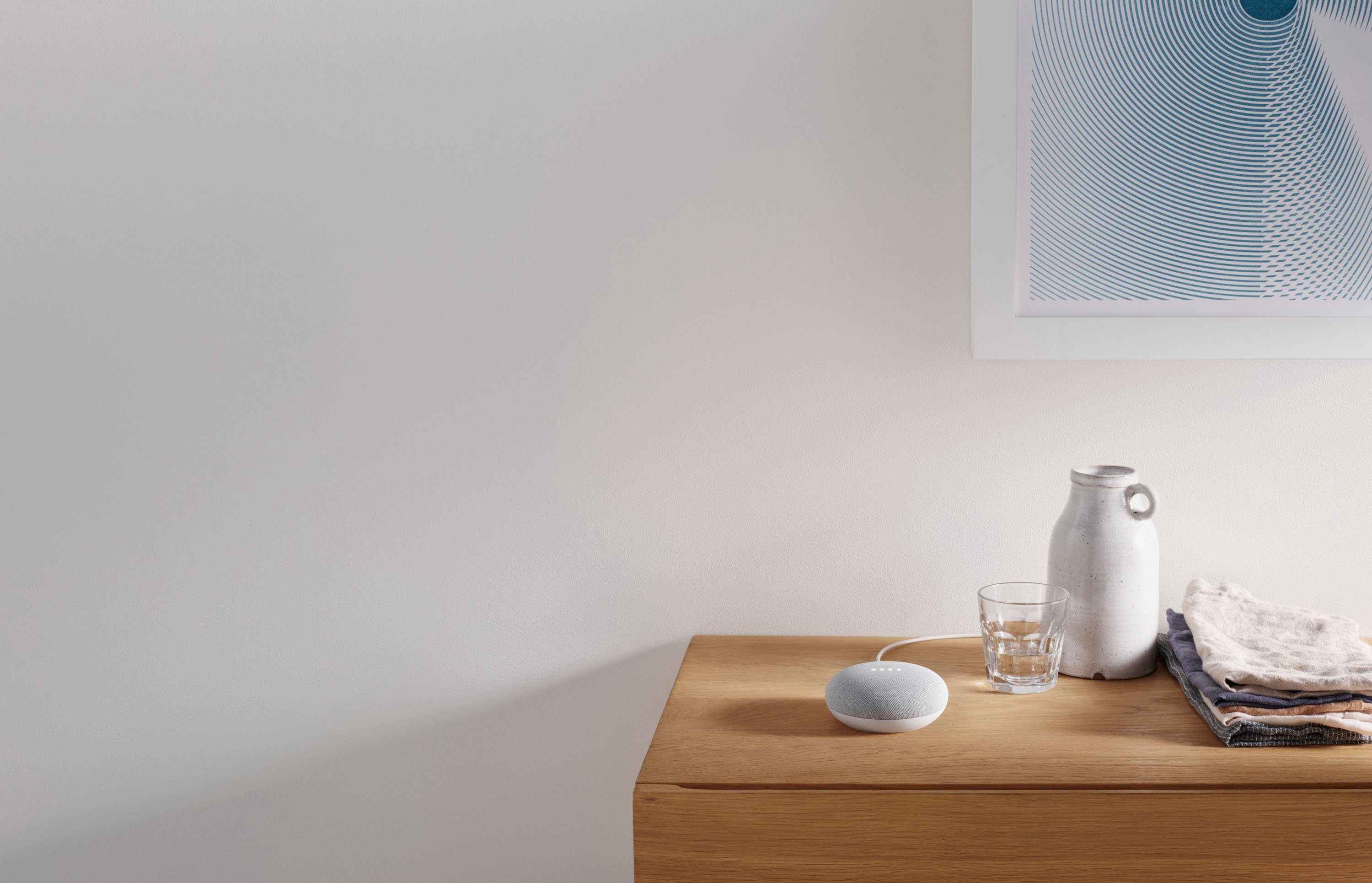 Google Nest Mini (2. Generation) Smart Speaker (Bluetooth, WLAN (WiFi)