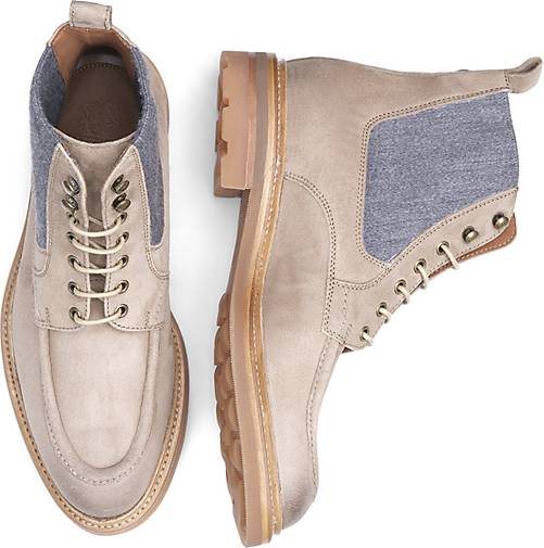 Lottusse Taupe Hirsch Wildlederstiefel