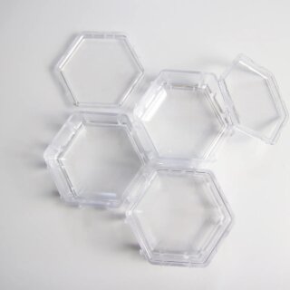 Honeycombs Ressourcenschalen Crystal Clear inkl. Deckel (Klar) (3)