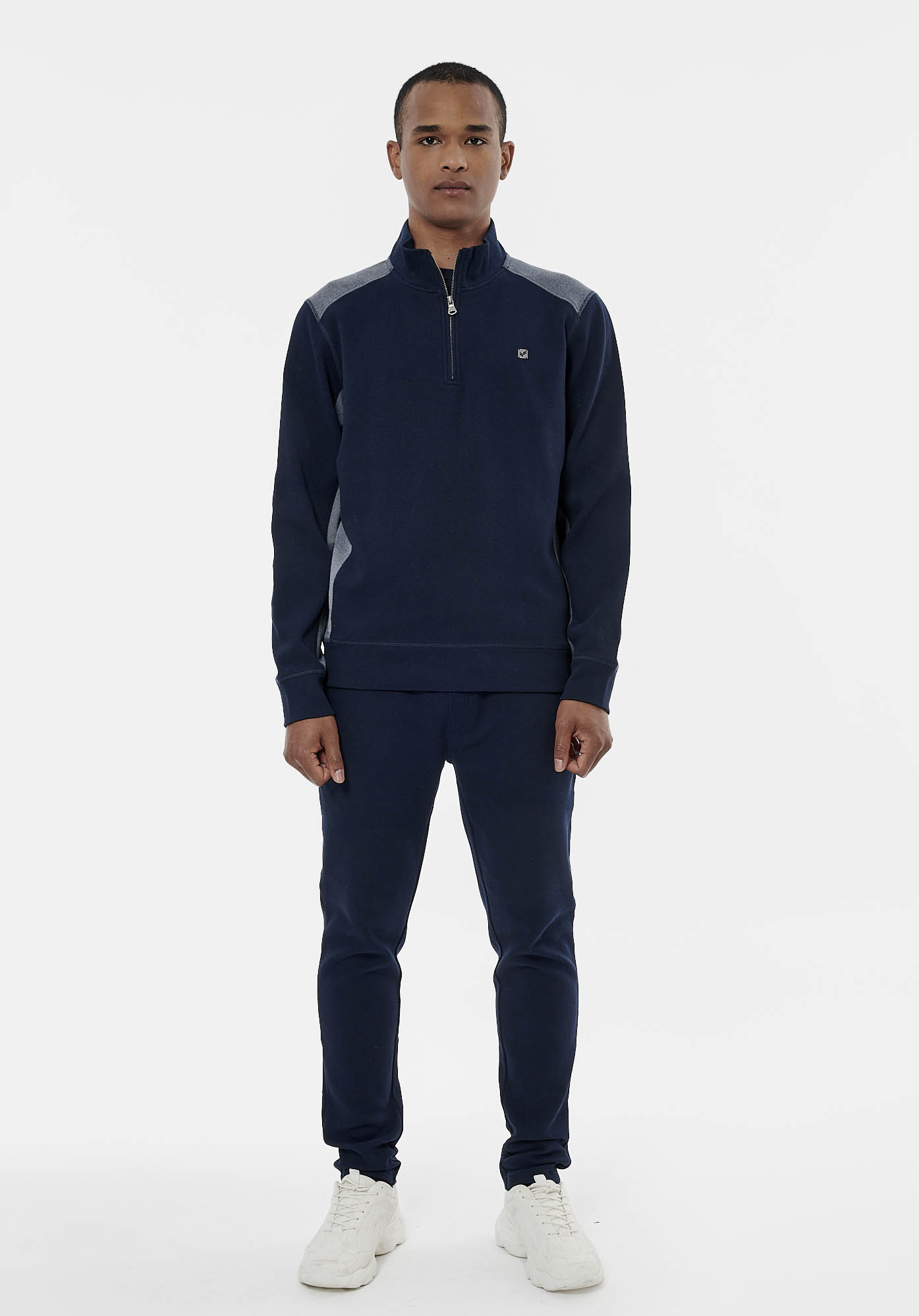 VIGOR  Sweat bleu marine homme