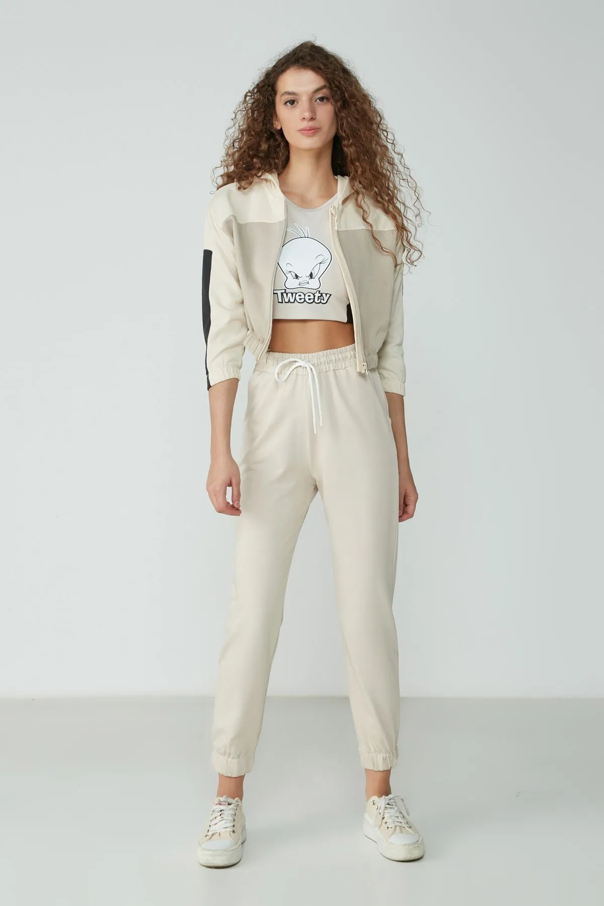 C&City  Basic Jogger-Jogginghose 734 Stone