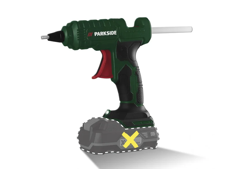 Estação PARKSIDE® com alimentação por bateria de 20V PLSA 20 Li B2 ou pistola com PHPA 20- Li A1