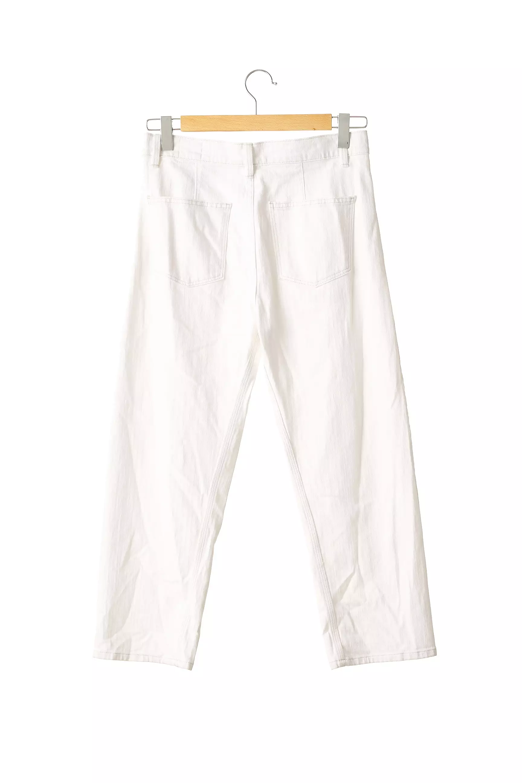 Vince  Pantalons Droits Femme couleur blanc