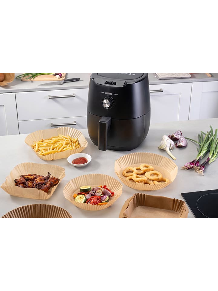Fackelmann Airfryer-Backpapier in Hellbraun - (L)20 x (B)20 cm - 50 Stück günstig kaufen onesize