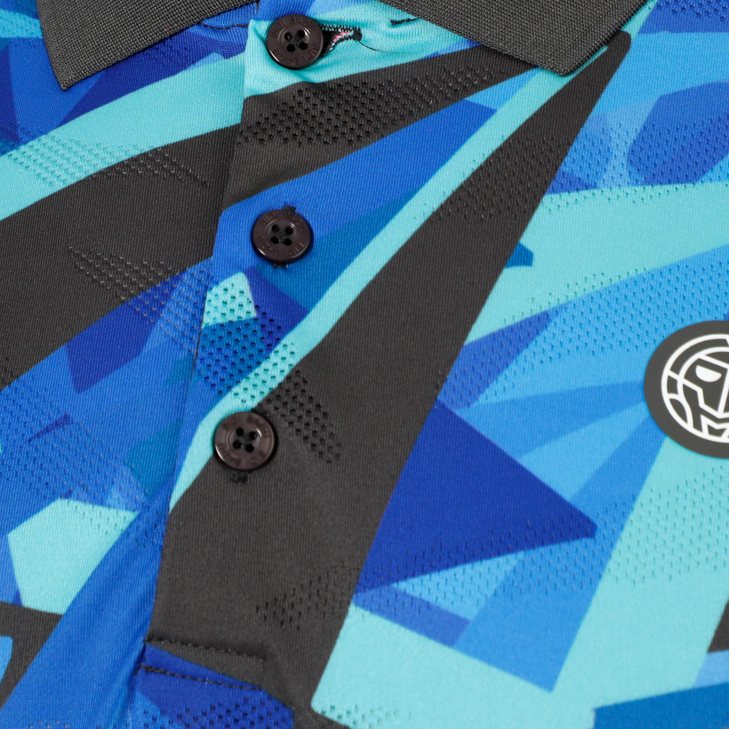 Spike Polo Herren - Dunkelgrau, Blau