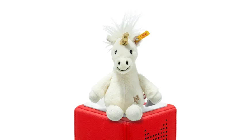 tonies - Hörfigur für die Toniebox: Steiff Soft Cuddly Friends mit Hörspiel: Unica Einhorn