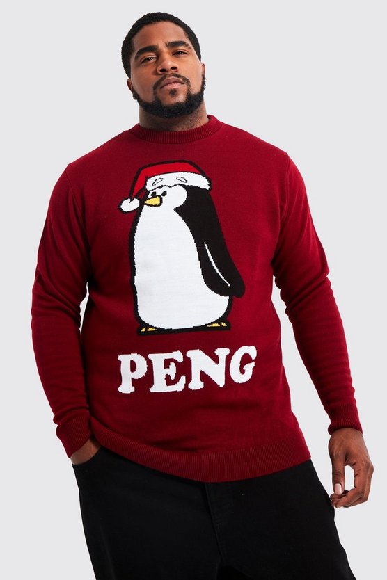 Plus Peng Novelty Weihnachtspullover