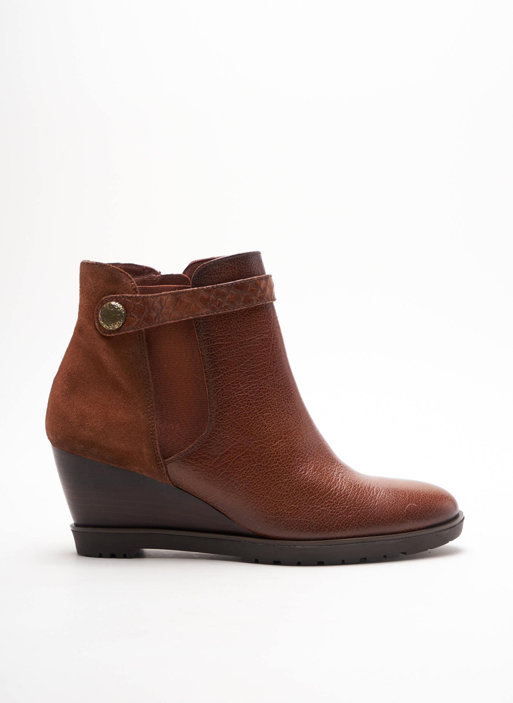 Hispanitas Bottines Femme couleur marron