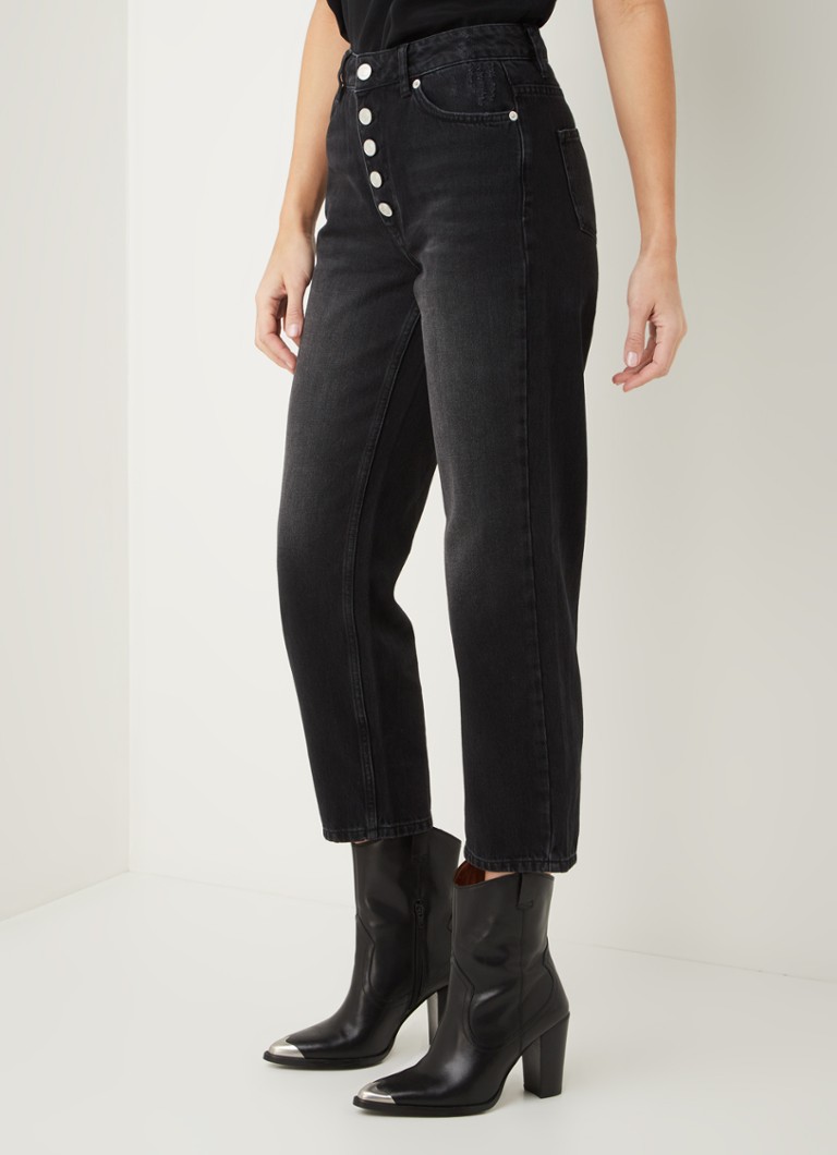 Whistles  Hollie high waist straight leg cropped jeans