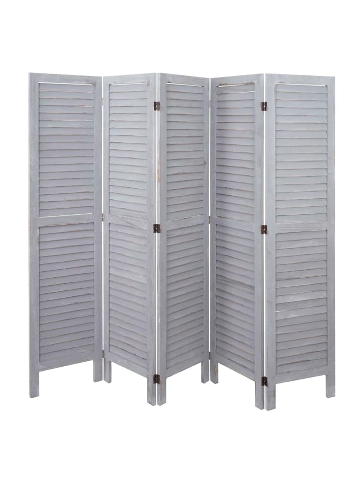 MCW Paravent G30 im Shabby-Look, Grau günstig kaufen onesize