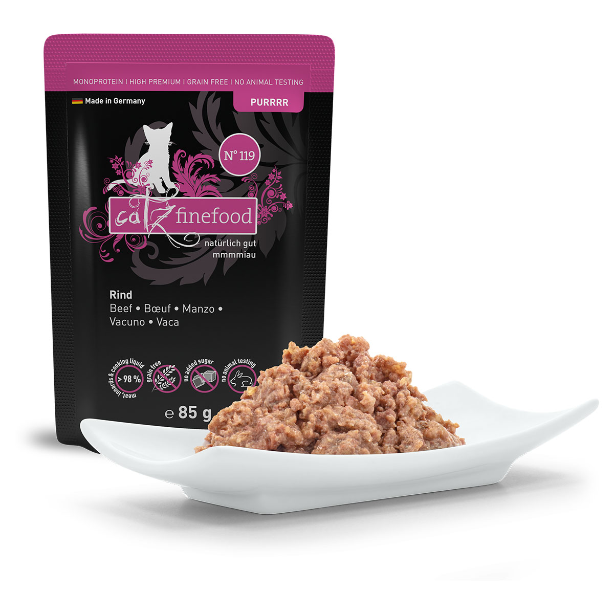 catz finefood Purrrr No. 119 Rind günstig kaufen bei ZooRoyal