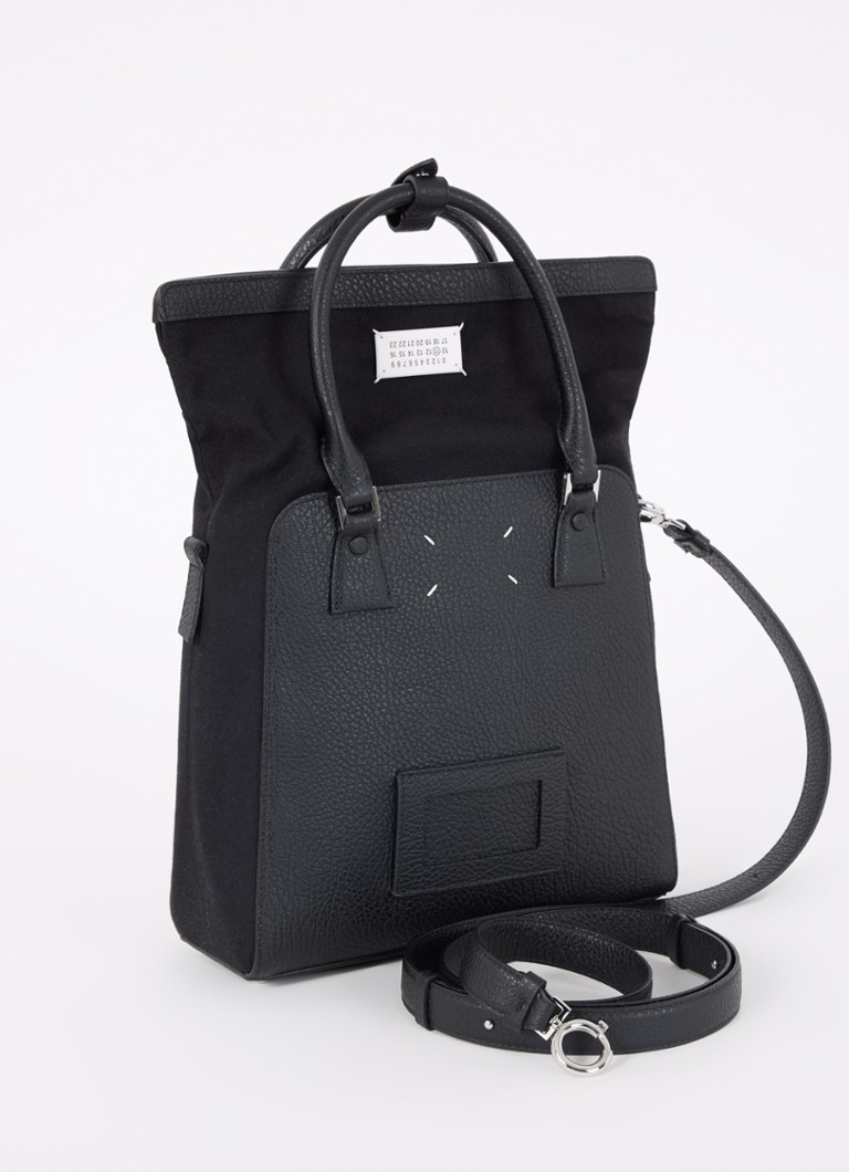 Maison Margiela 5AC Codzienna pionowa torba typu tote ze skóry cielęcej z odpinanym paskiem na ramię.