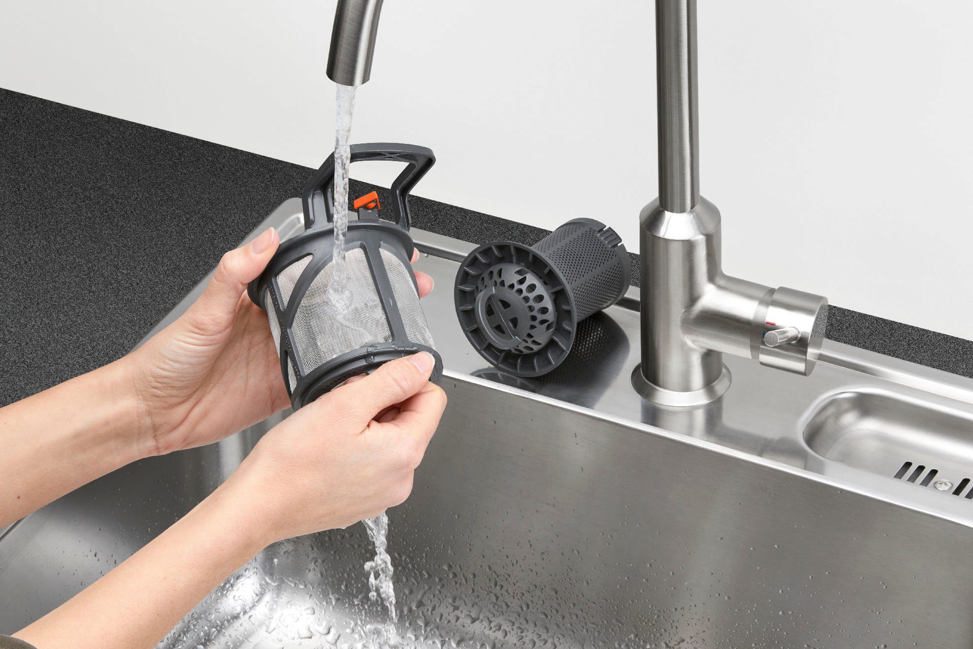 AEG teilintegrierbarer Geschirrspüler, FEE53628ZM