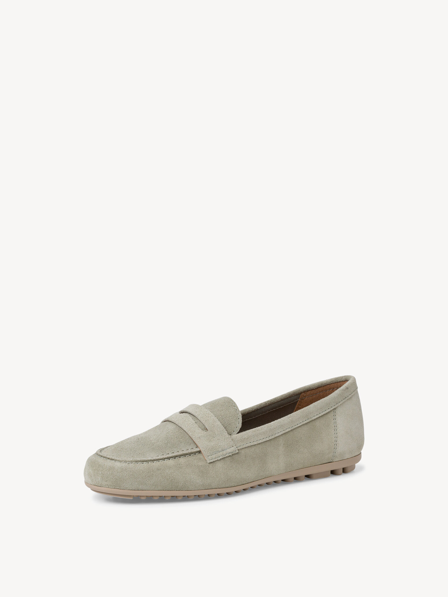 Mocassin en cuir - vert