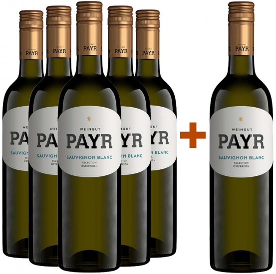 5+1 Paket Sauvignon Blanc Selection ÖTW Gutswein trocken Bio - Weingut Payr