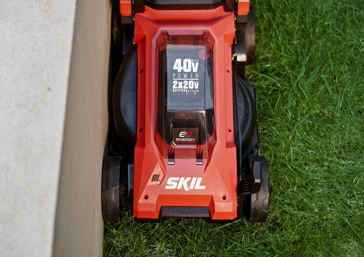 Tondeuse à gazon sans fil SKIL GM1E0130CA 34 cm 2 x 20 V sans balais (batteries et chargeur non inclus).