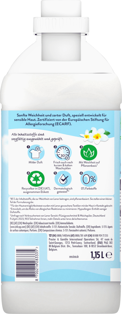 Weichspüler Sensitiv 46WL, 1,15 l