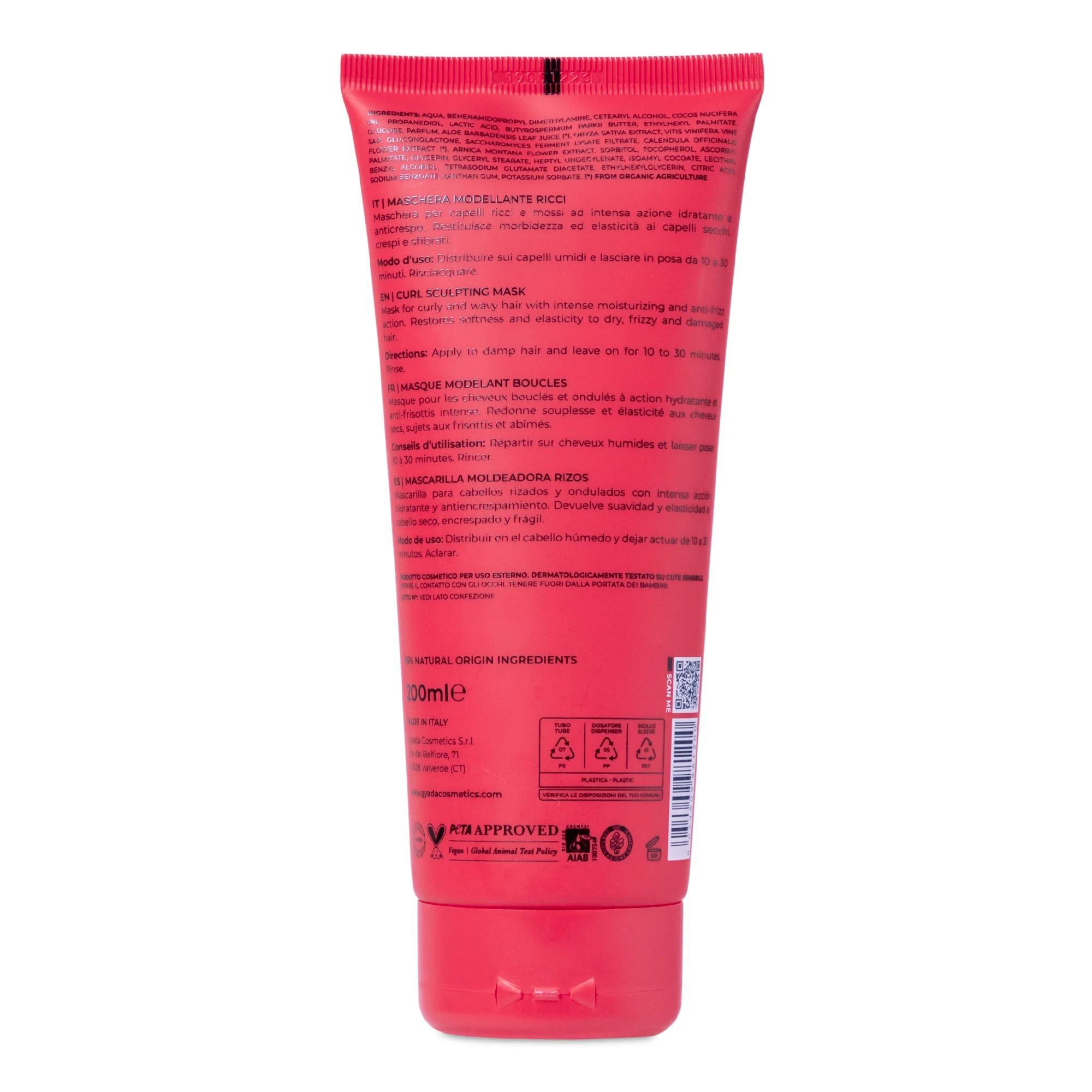Mascarilla para definir rizos: mascarilla capilar para definir rizos, mascarilla hidratante y mascarilla antiencrespamiento.