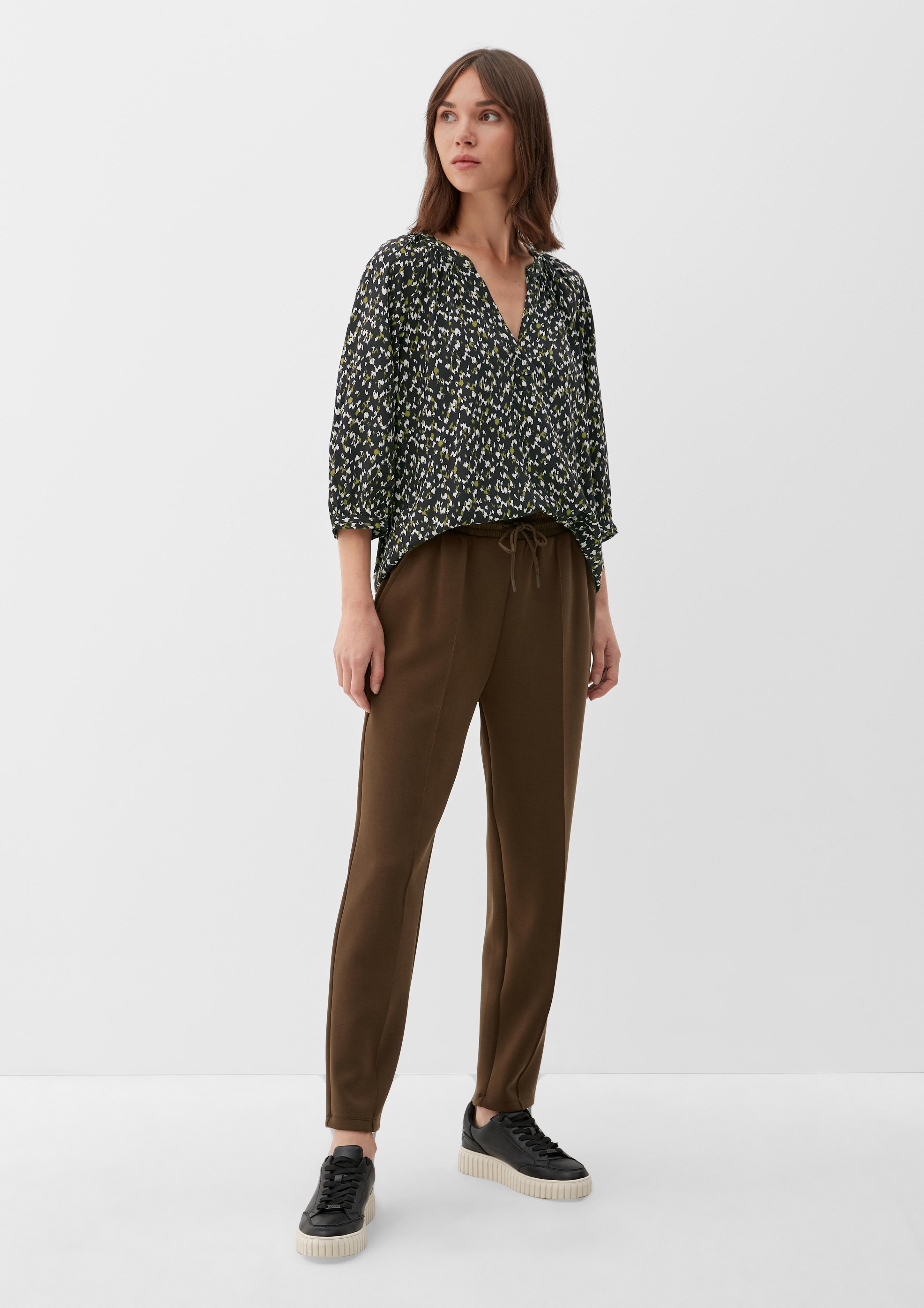 Viskosebluse mit Alloverprint  2120700-99A2