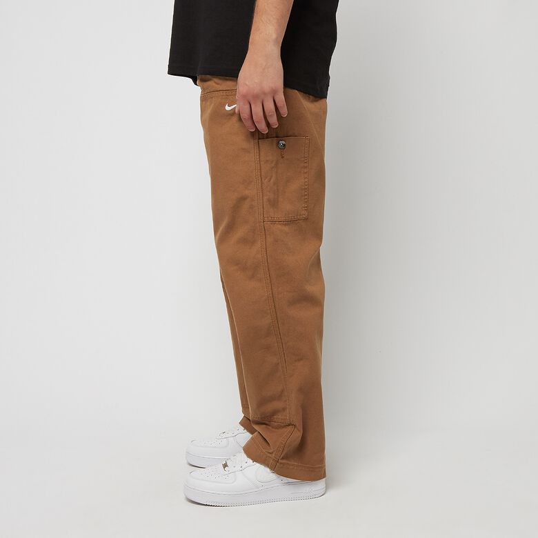 NIKE Life Double Panel Pant Unlined ale brown/white