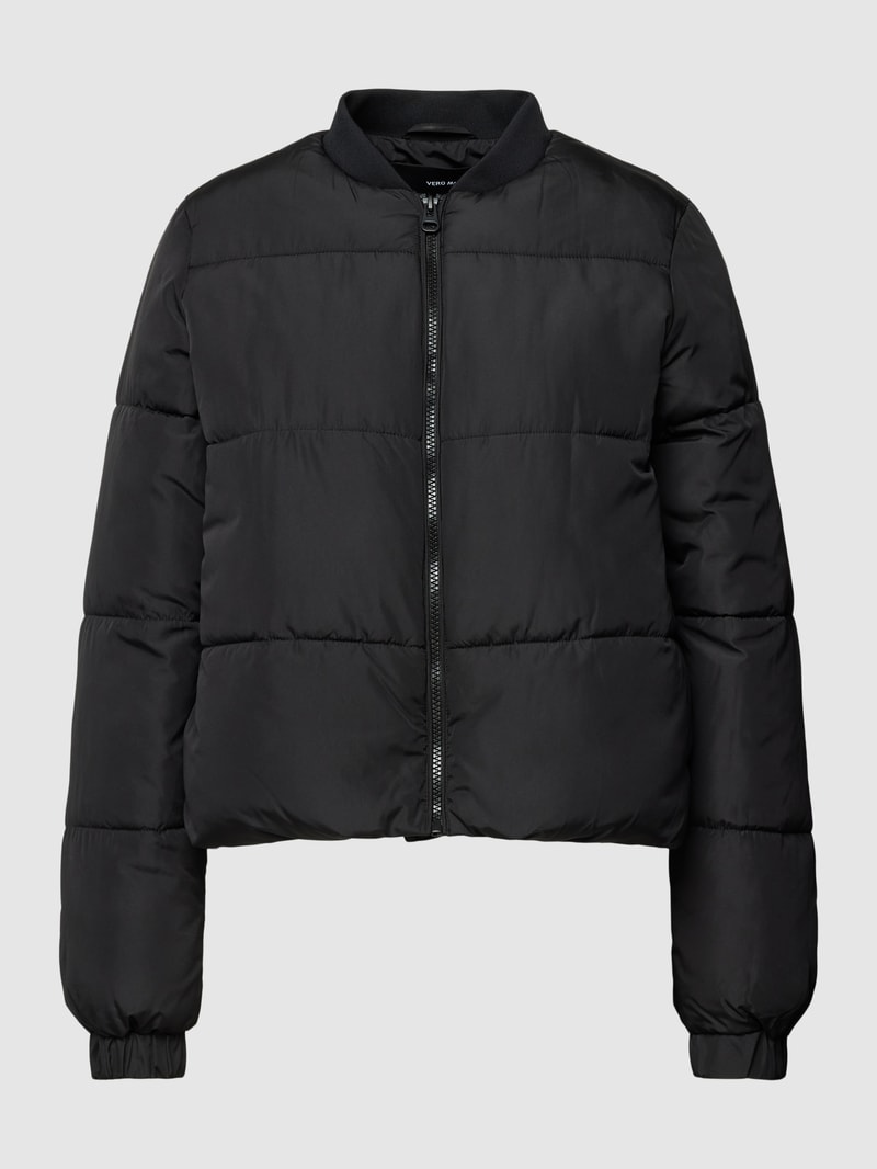 Steppjacke in verkürzter Passform Modell 'LUCY' in schwarz