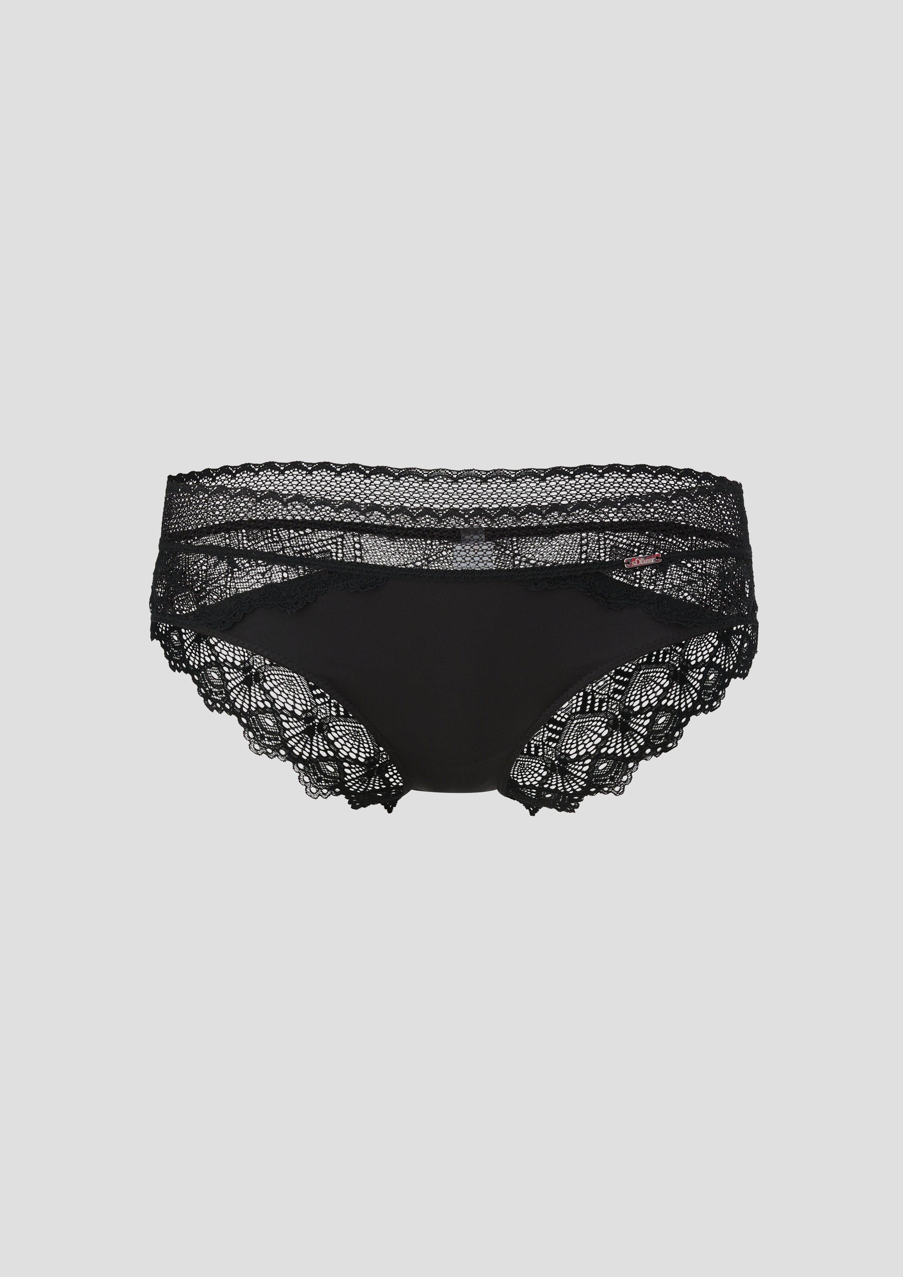 Slip mit Materialmix  6006257-9999
